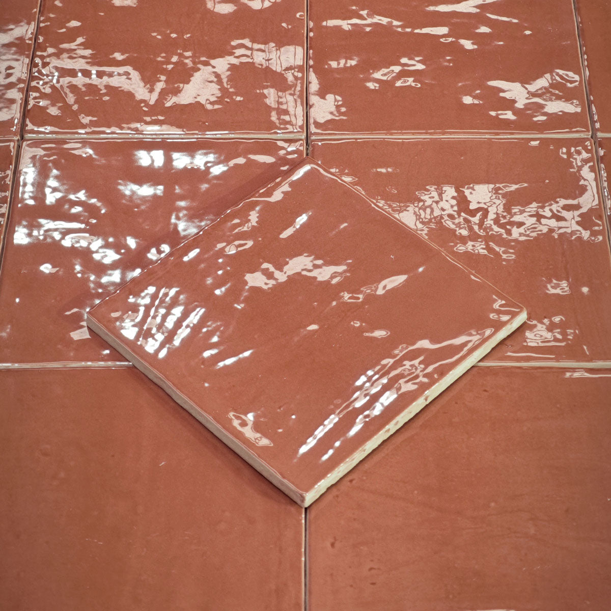 Kakel New Country Clay Blank 15x15