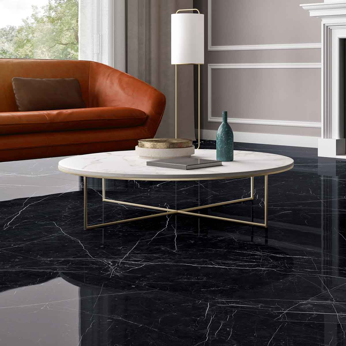 Klinker Marquiña Black Marmor Blank 60x60