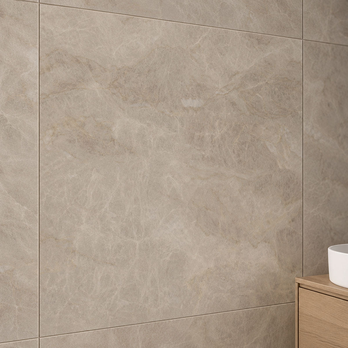 Klinker Tajmahal Tan Marmor Matt 120x120