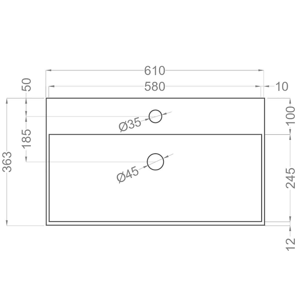 Badrumsmöbel Set Tenfors Smidig 60 cm Ek