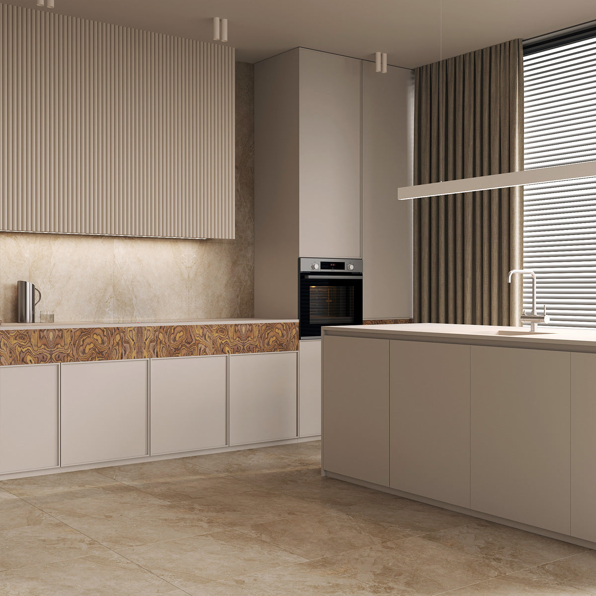 Klinker Marais Beige Marmor Matt 60x60