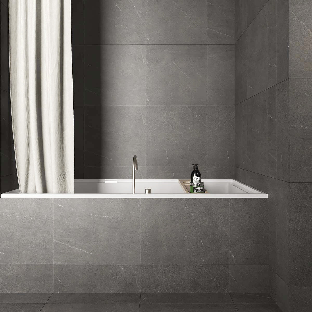 Klinker Bellevue Graphite Marmor Matt 60x60