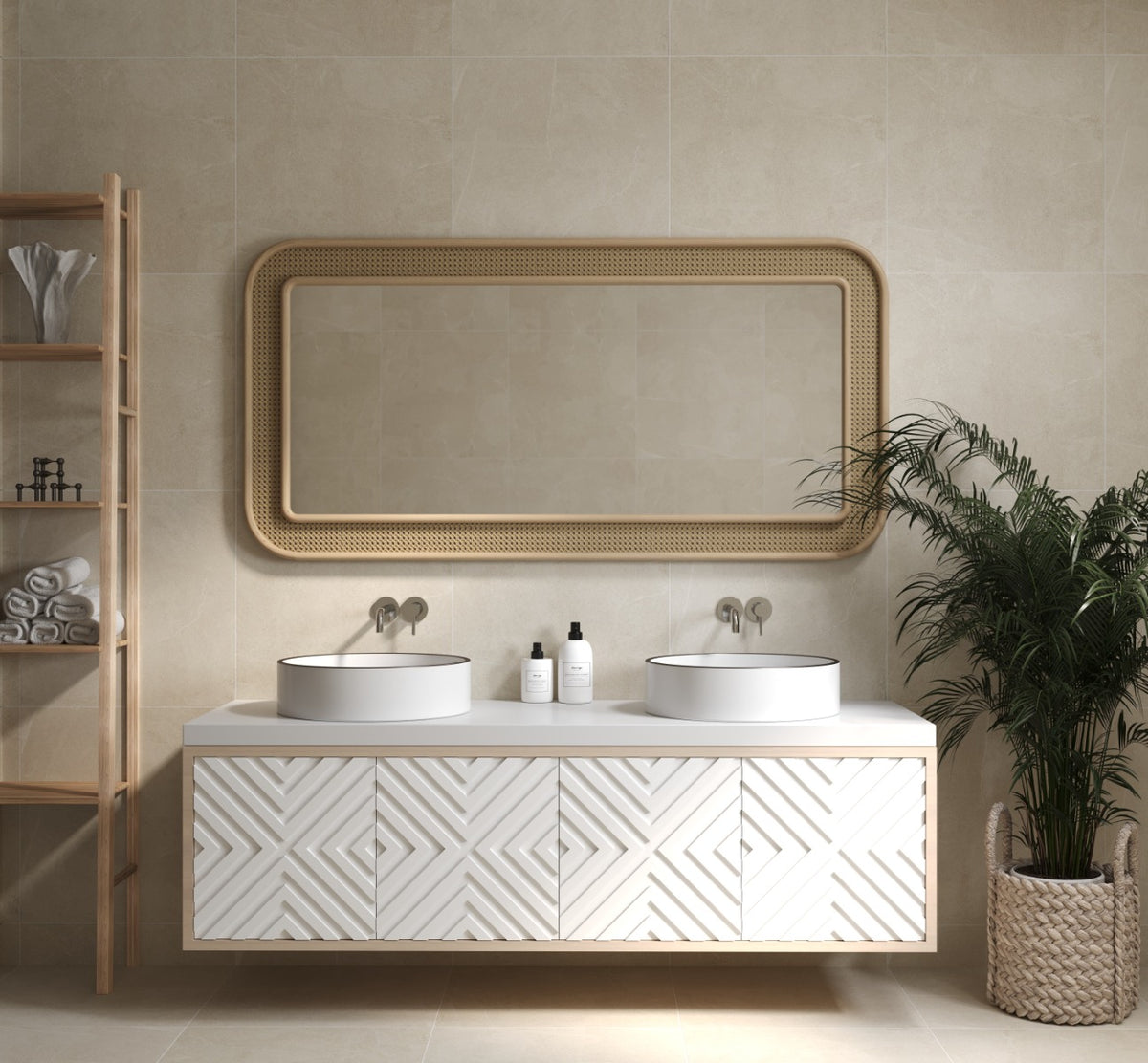 Klinker Bellevue Ivory Marmor Matt 60x60