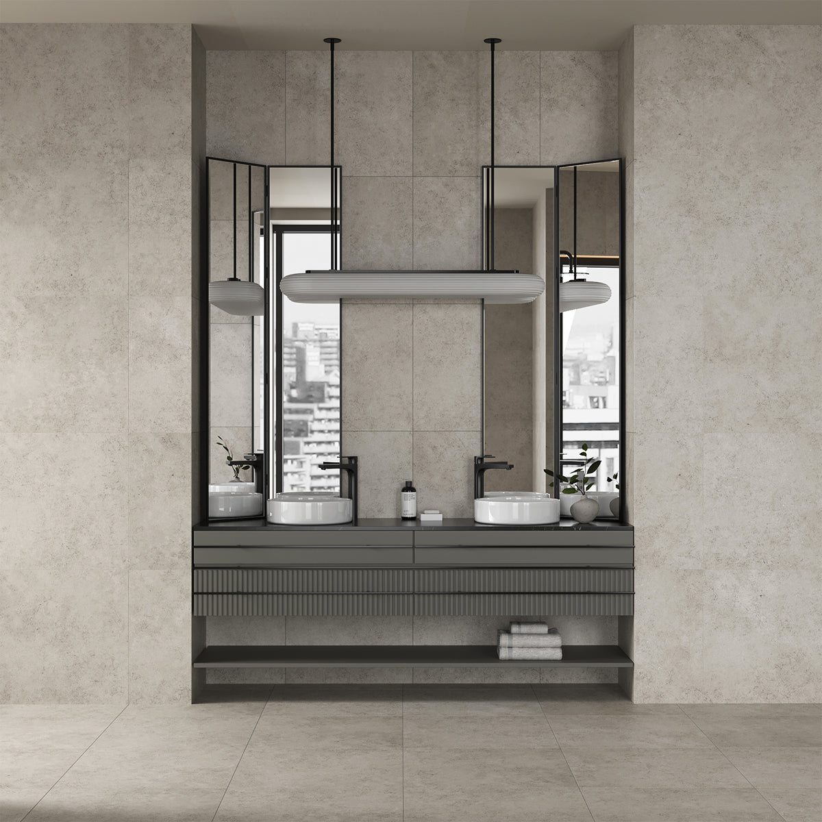 Klinker Carnaby Gris Matt 60x60