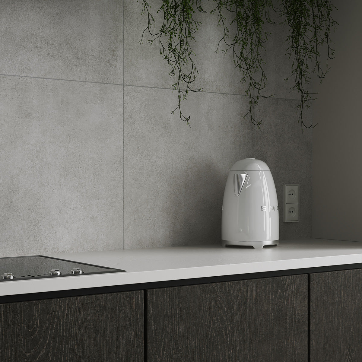 Klinker Concrete Light Grey Matt 60x60