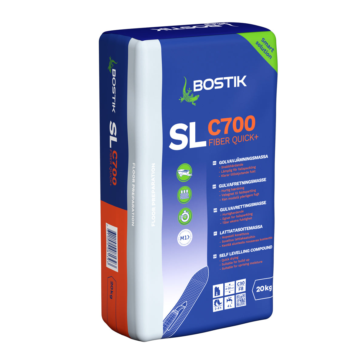 Flytspackel Bostik SL C700 Fiber Quick+ 20kg