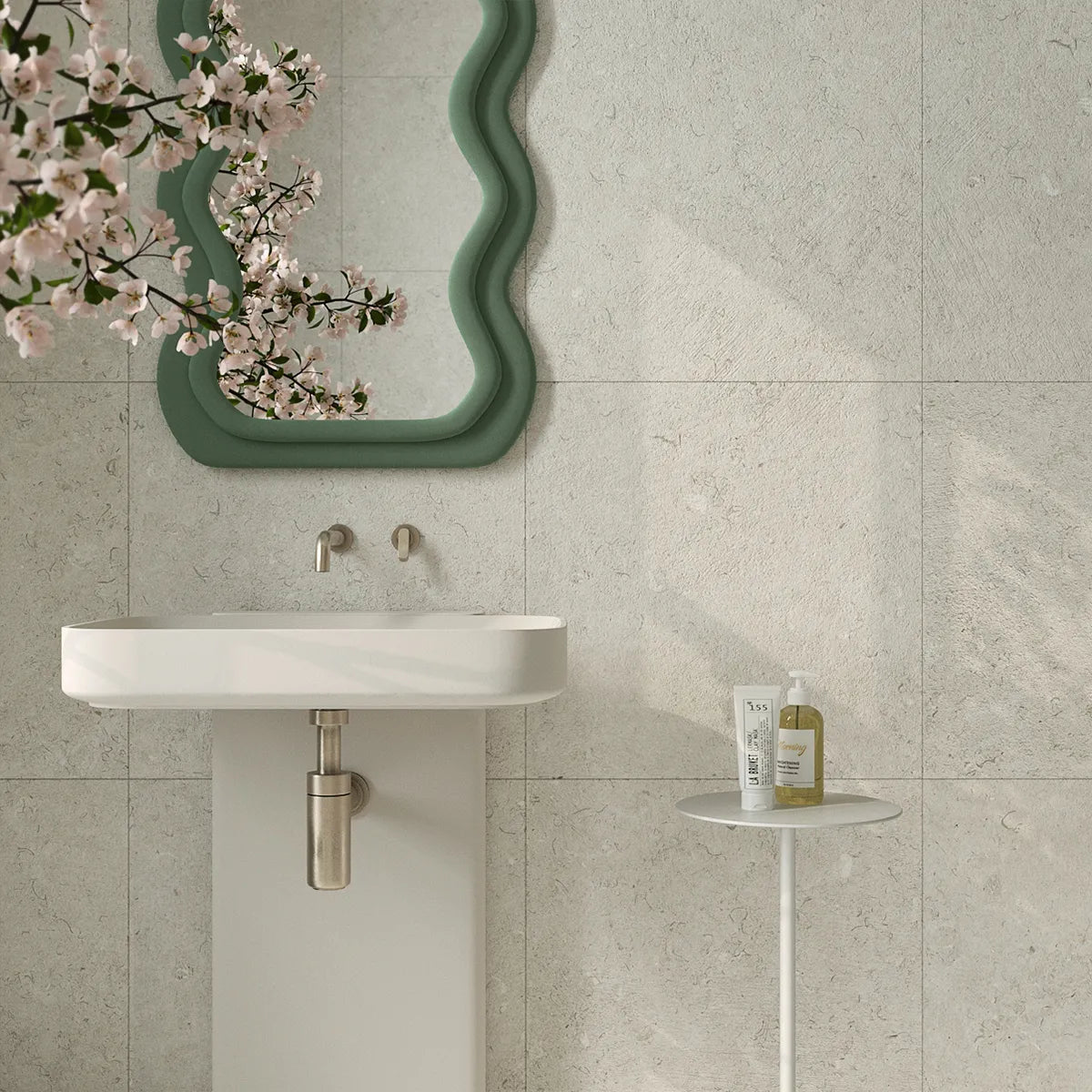 Klinker Kalksten Norr Pearl Matt 60x60
