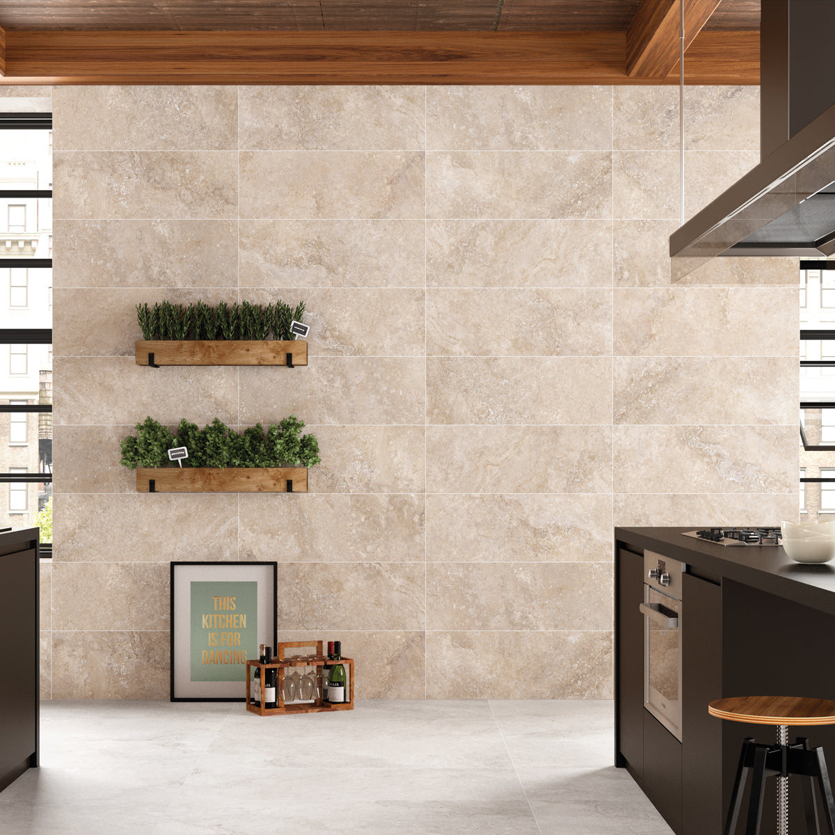 Klinker Rockstone Marmor Beige Matt 100x100