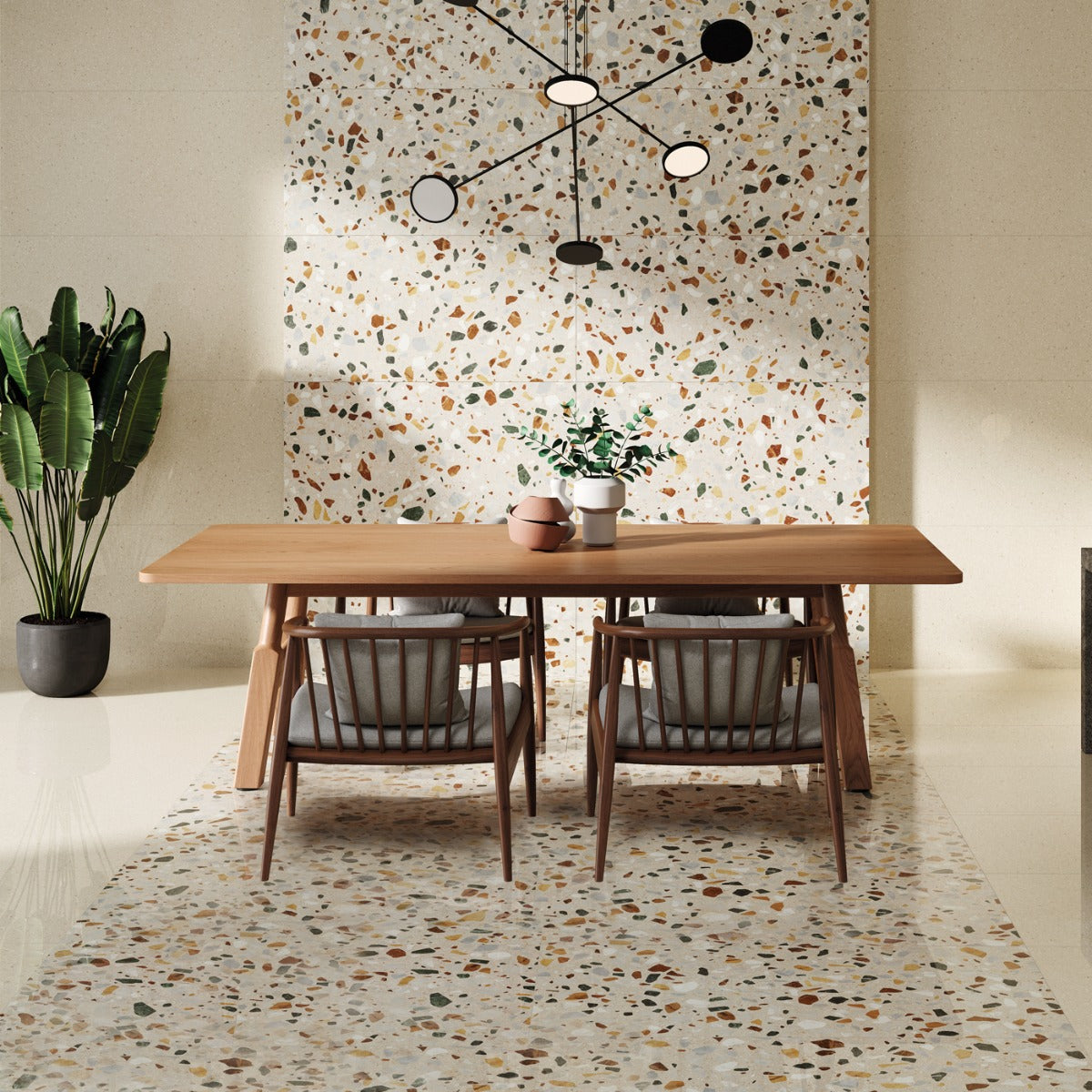 Klinker Terrazzo XL Beige Matt 60x120