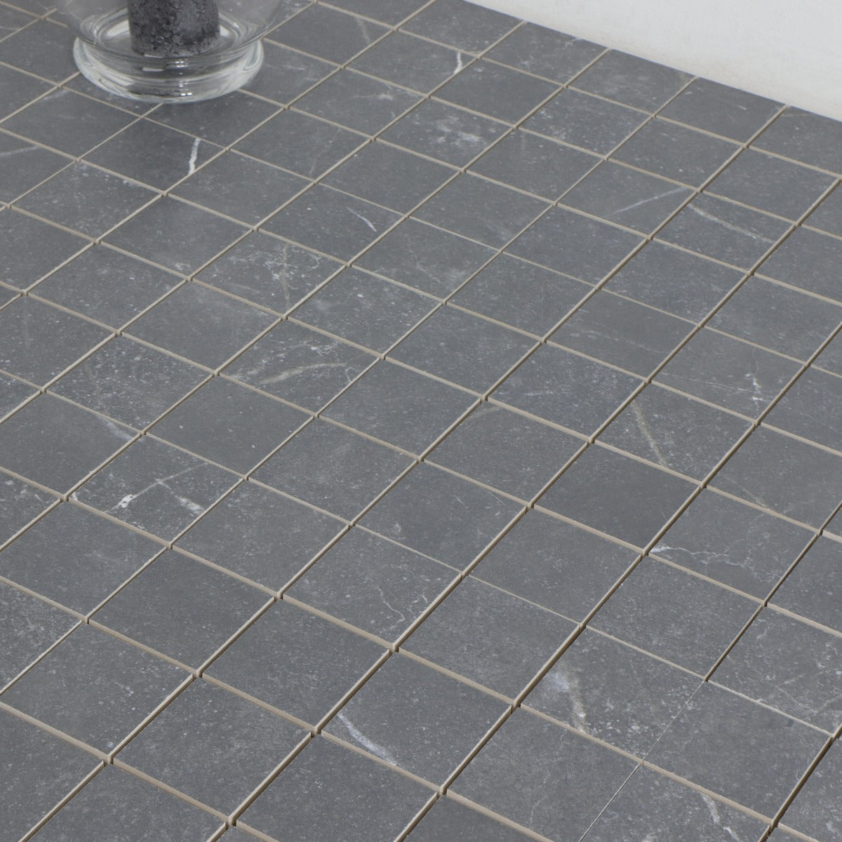 Mosaik Soapstone Graphite Matt Marmor