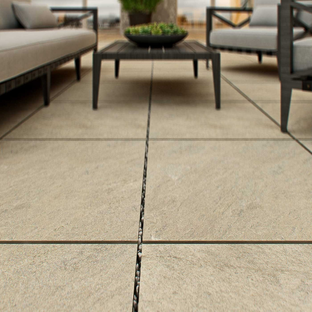 Uteklinker Pietra Serena Cream 60x60 20 mm