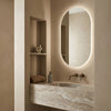 Badrumsspegel Imfri LED 50x100 cm Tenfors Oval