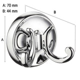 Dubbelkrok Smedbo Villa Krom Blank