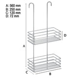 Duschkorg 2-plan Smedbo Krom Blank