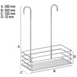 Duschkorg enkel Smedbo Krom Blank