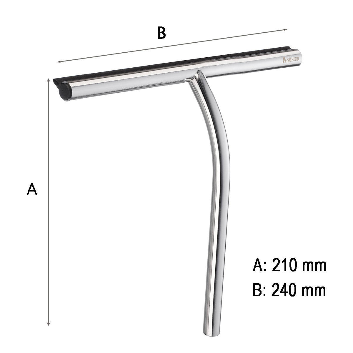 Duschskrapa Smedbo Sideline Krom Blank