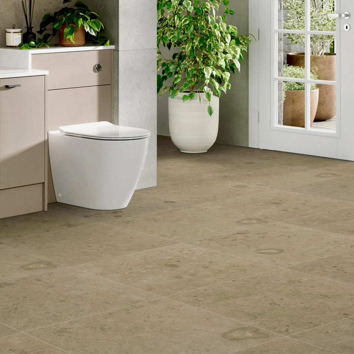Klinker Jura Kalksten Taupe Matt 60x60