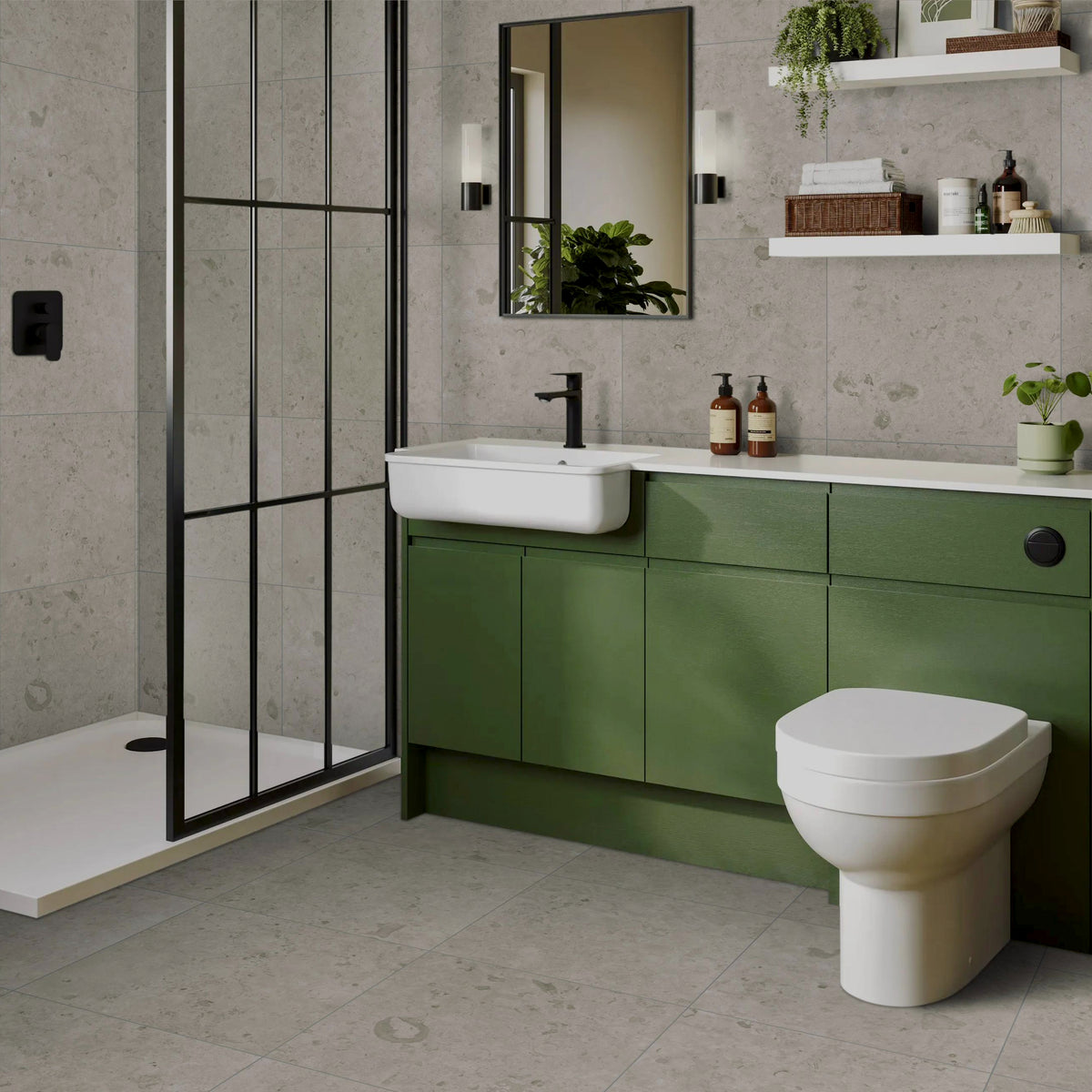 Klinker Jura Kalksten Gris Matt 60x60