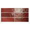 Swatch för Kakel Creativa Burgundy Blank 6,5x20