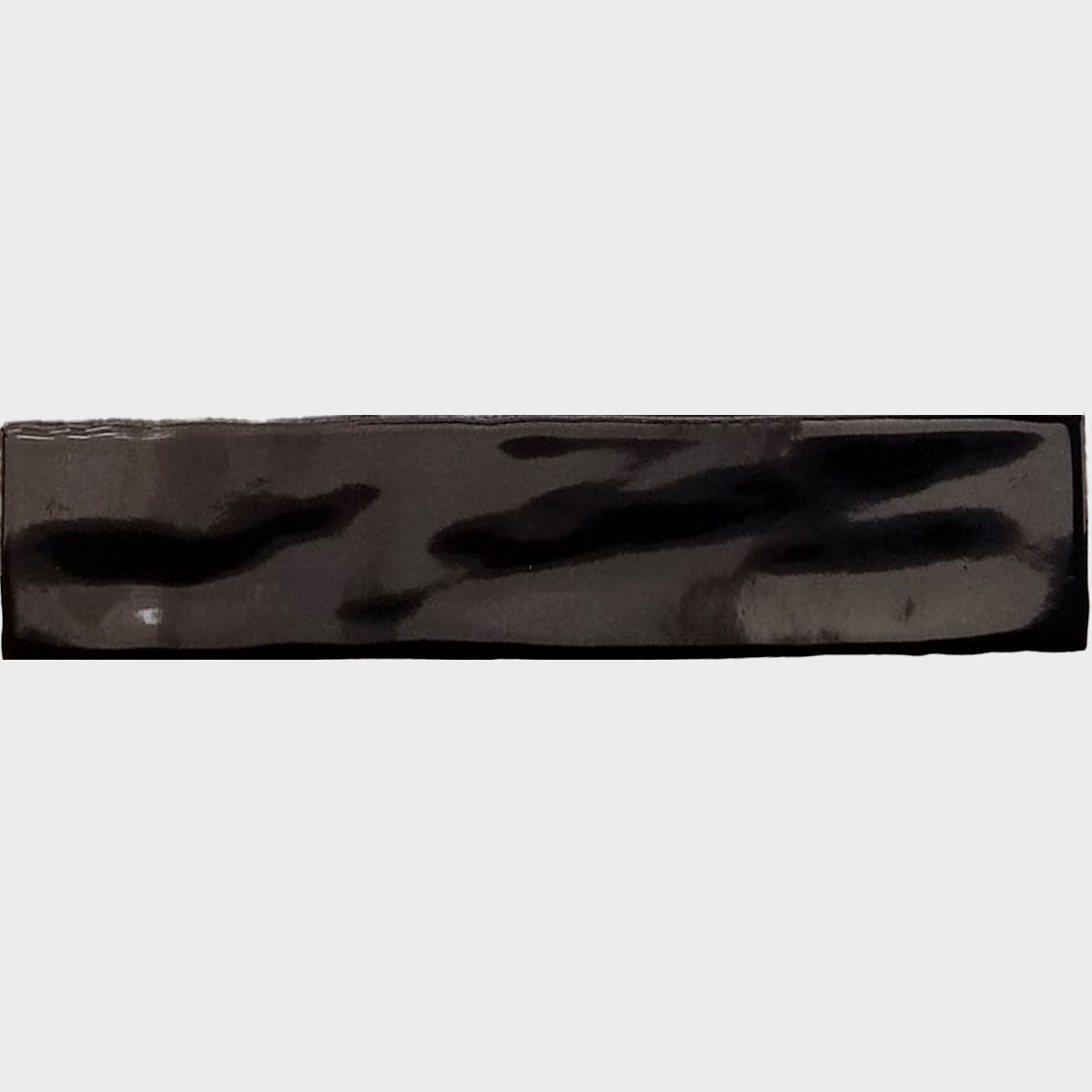 Kakel Materika Rak Black Blank 5x25