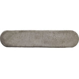 Kakel Materika Rund Grey Blank 5x25