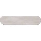 Kakel Materika Rund White Blank 5x25