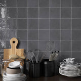 Kakel New Country Asfalt Blank 15x15