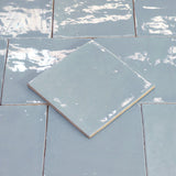 Kakel New Country Blue Blank 15x15