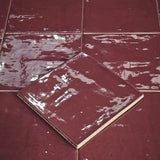 Kakel New Country Bordeaux Blank 15x15