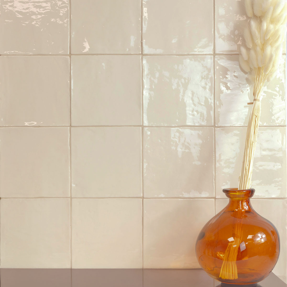 Kakel New Country Cream Blank 15x15