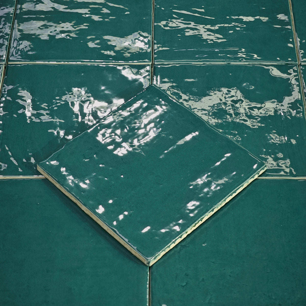 Kakel New Country Turquoise Blank 15x15