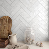 Provbit Kakel Tribeca Gypsym White Blank 6x24,6