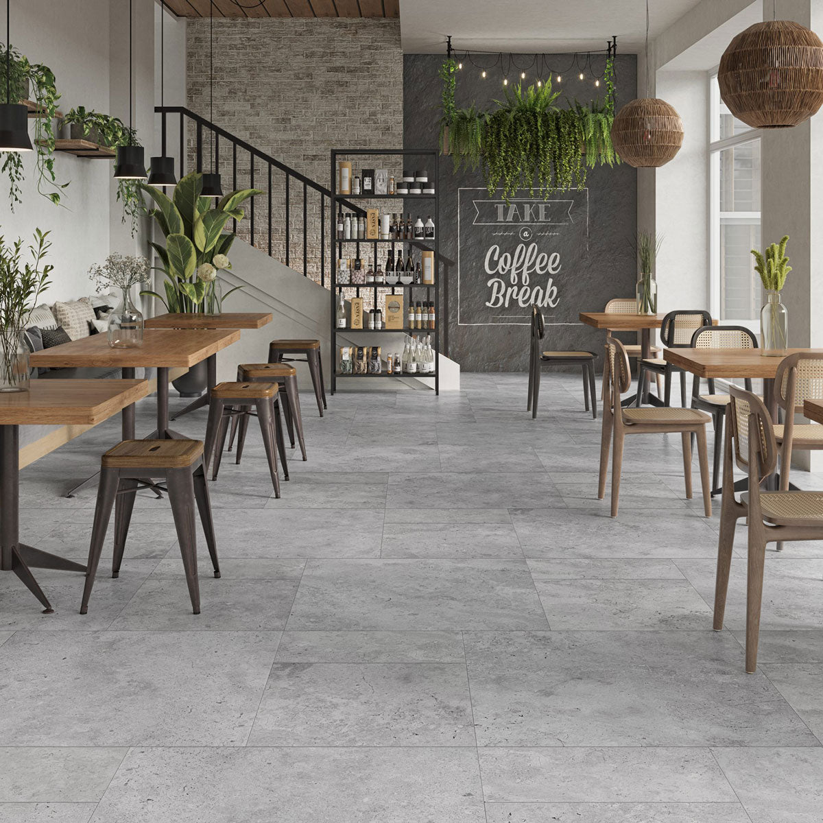 Klinker Petra Grey Marmor Matt 60x60