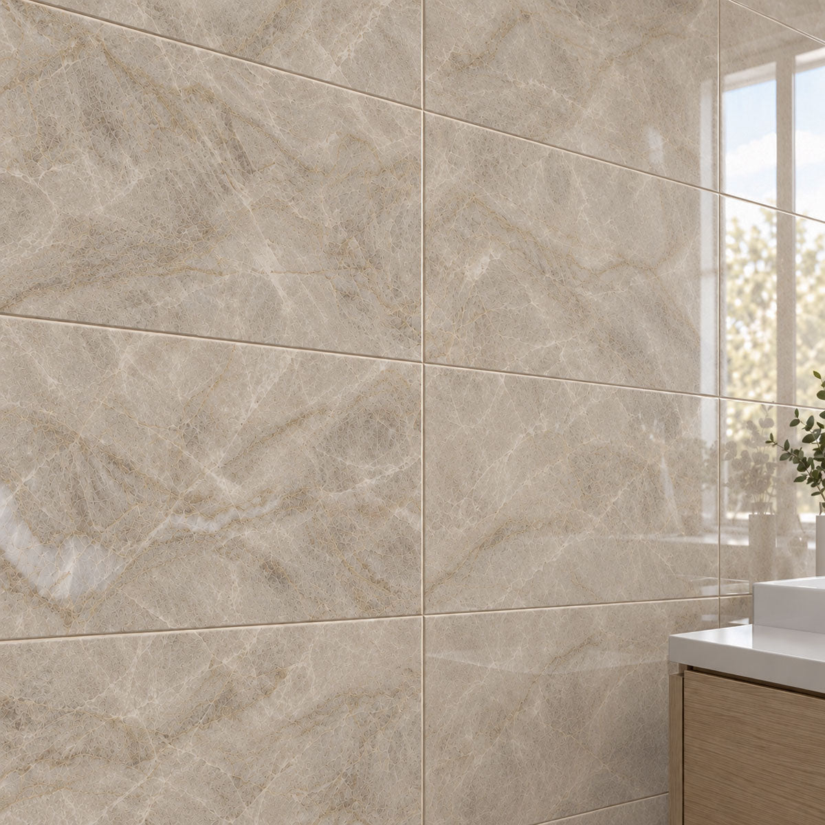 Klinker Tajmahal Tan Marmor Blank 30x60