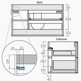 Kommod 100 cm Tenfors Norell Ek
