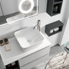 Bänkskiva Solid Surface Tenfors 80x45 cm Vit Matt