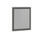 Swatch för Badrumsspegel 60x68 cm Tenfors Allmoge Antracit