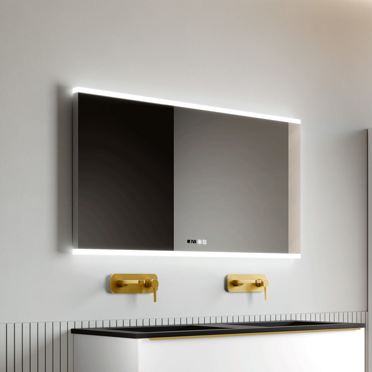Badrumsspegel Imfri LED med Bluetooth 120x65 cm Tenfors Spoty