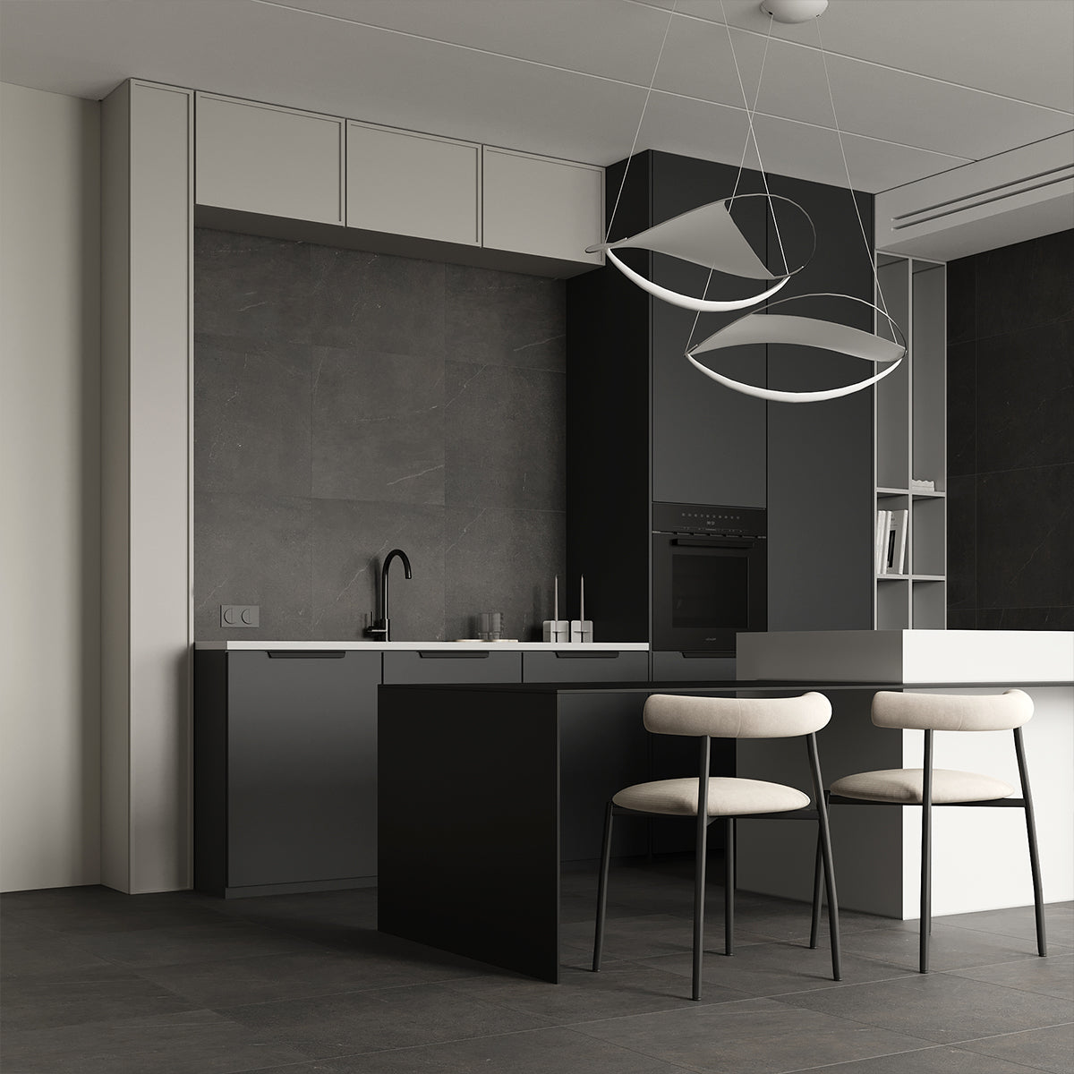 Klinker Bellevue Graphite Marmor Matt 60x60