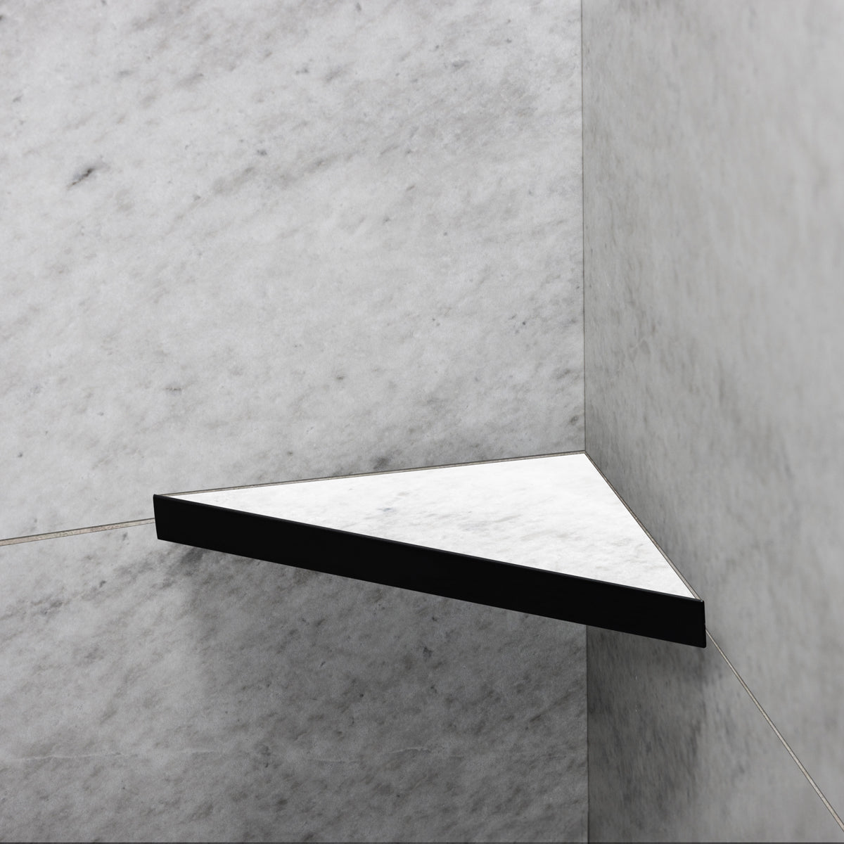 Duschhylla Tile In Air Matt Svart
