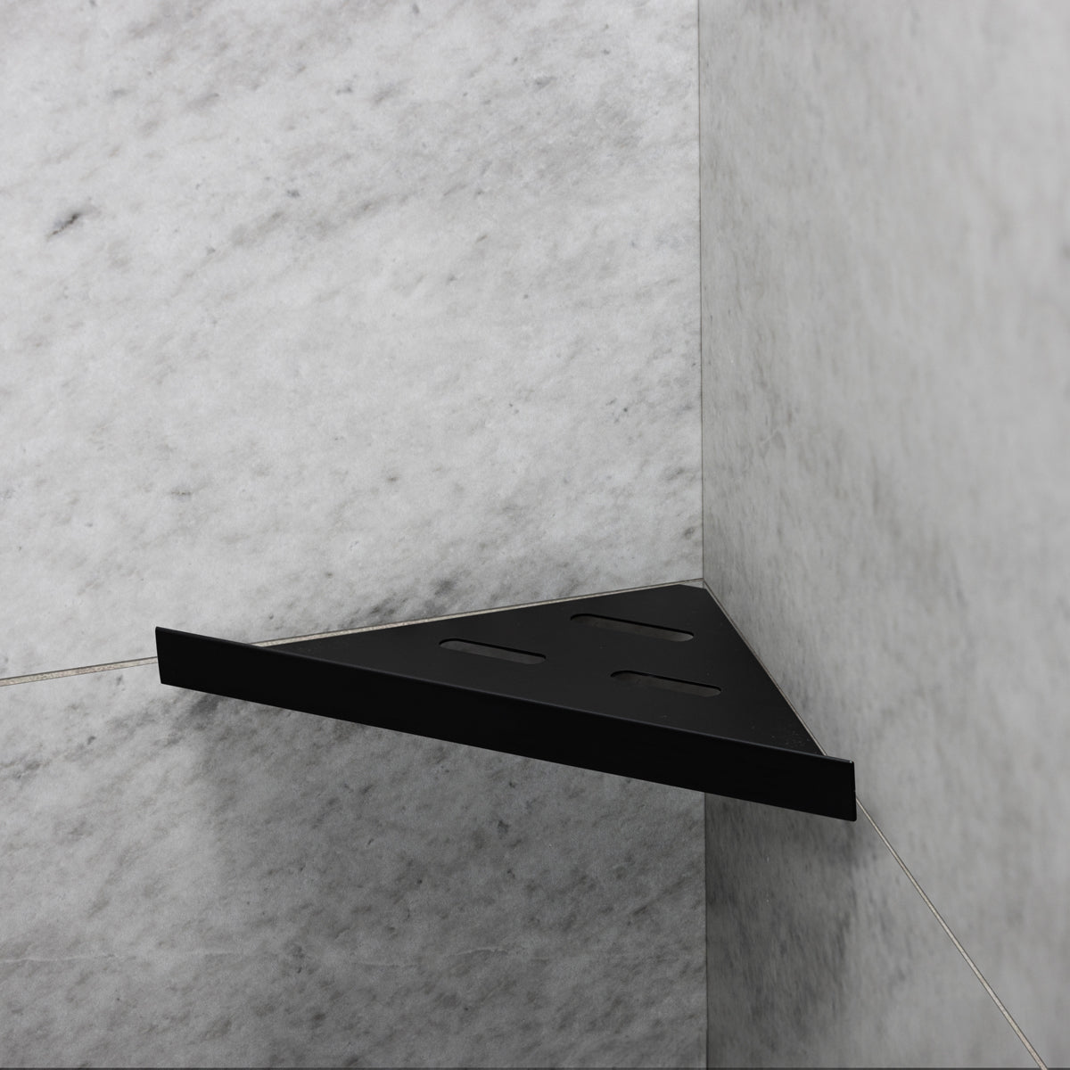 Duschhylla Tile In Air Matt Svart