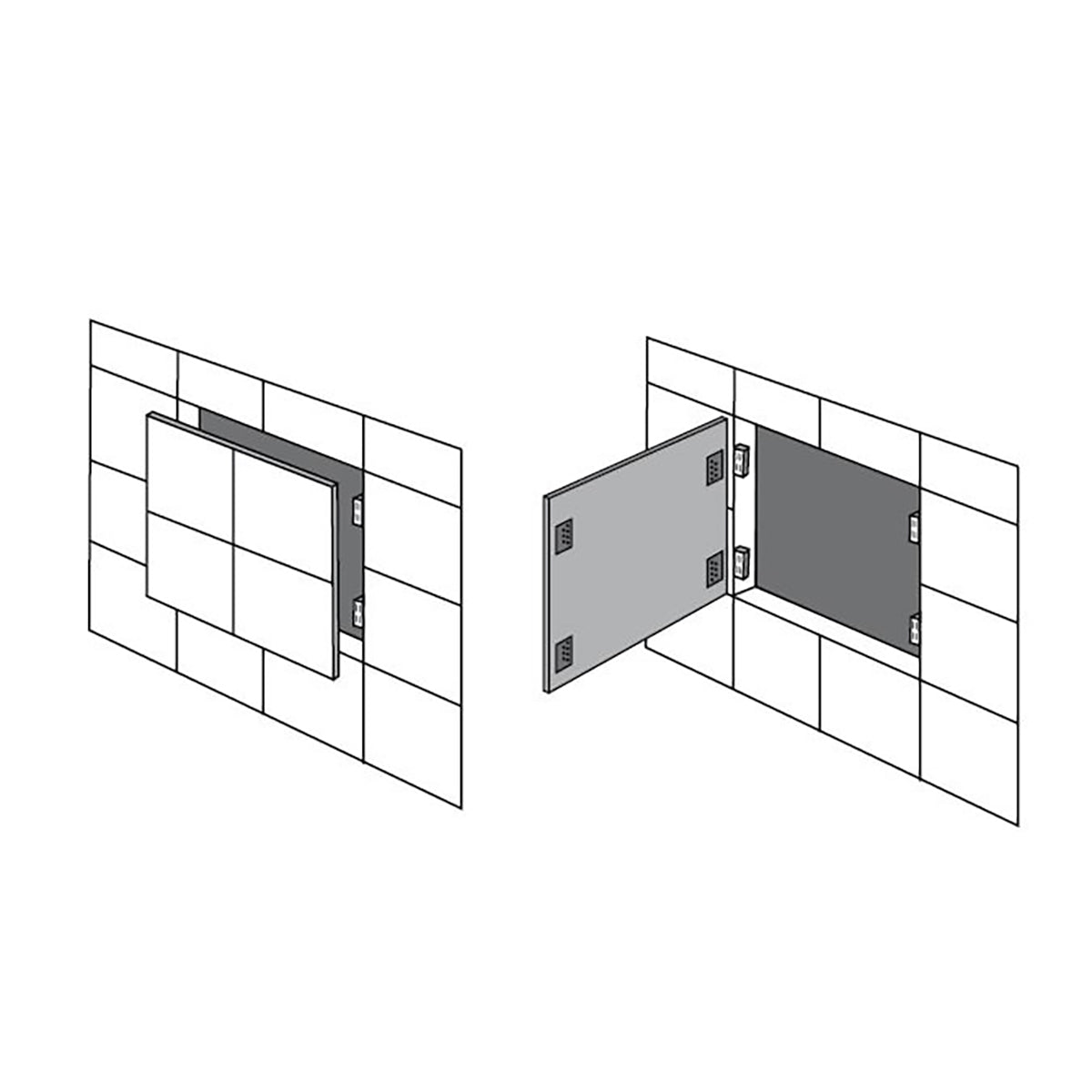 Kakelmagnet 4-pack