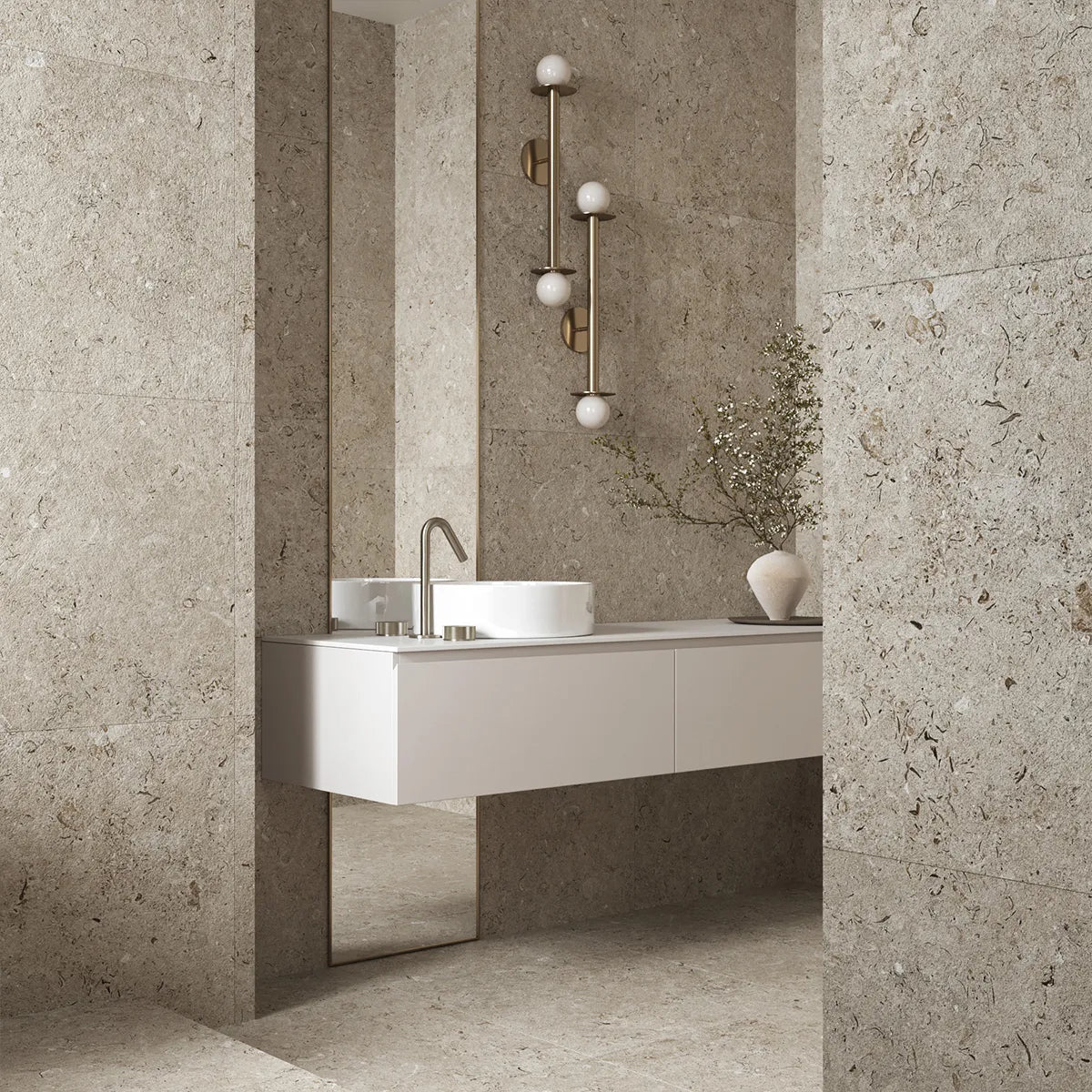 Klinker Kalksten Norr Natural Matt 60x60