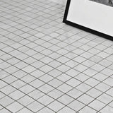 Mosaik Silke Blanco Marmor Blank