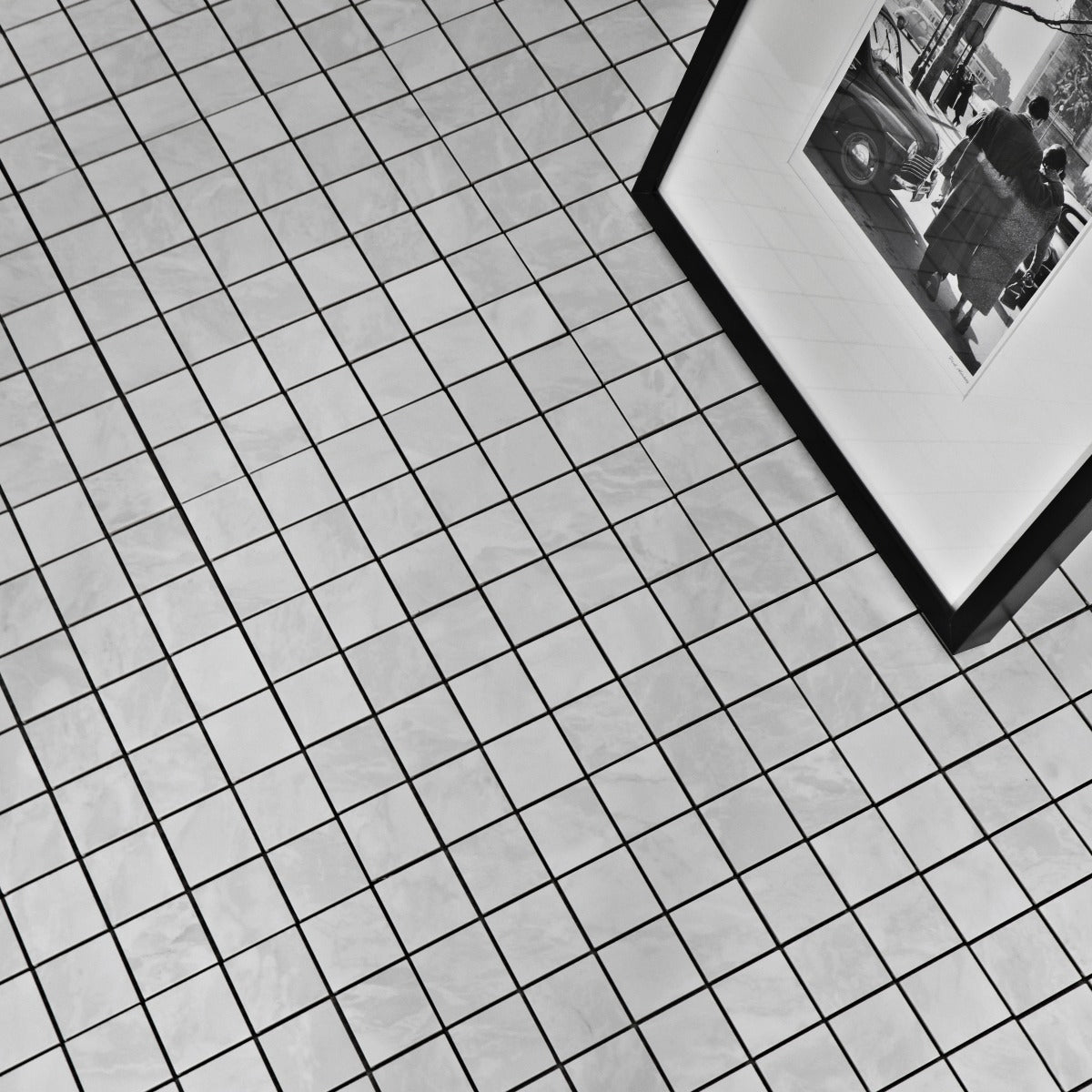 Mosaik Silke Blanco Marmor Blank