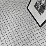 Mosaik Silke Blanco Marmor Blank