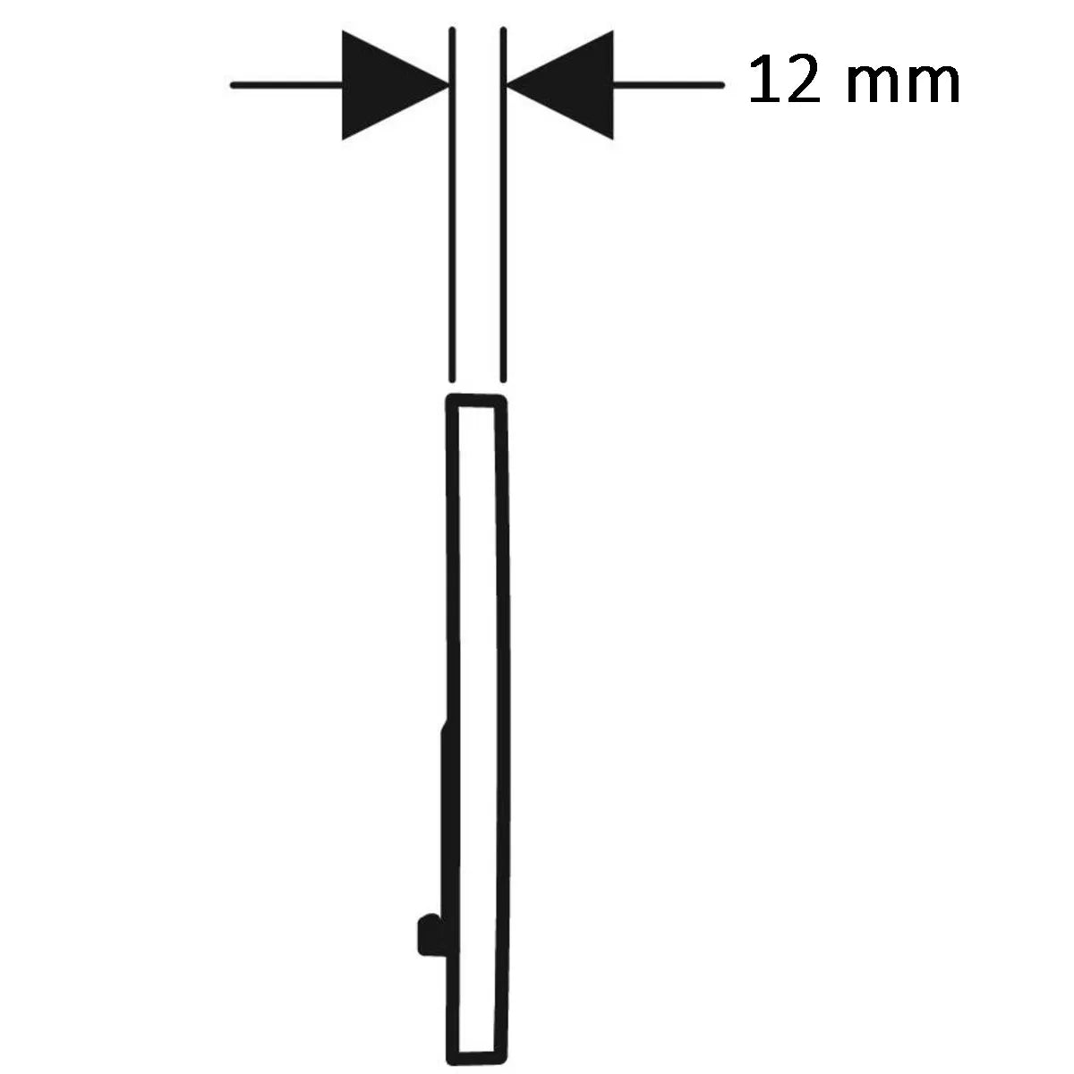Spolknapp Geberit Sigma 20 Matt Vit