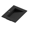 Tvättställ Solid Surface Tenfors Flow 60 cm Svart Matt swatch