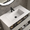 Tvättställ Solid Surface Tenfors Alpin 80 cm Vit Matt