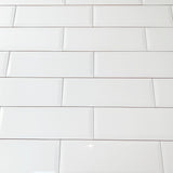 Kakel Metro Vit Blank 10x30